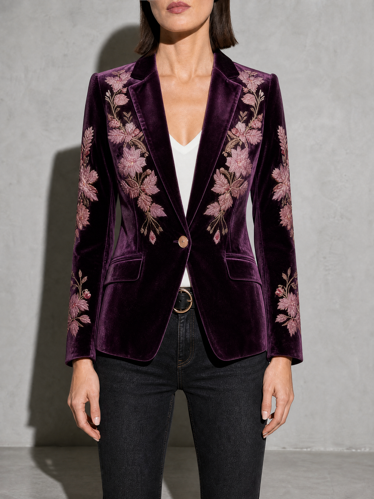 Casual Retro Stand Collar Coat — Style5 — bust_to_thigh