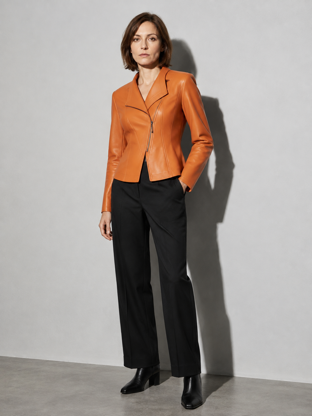 Code Culture | Emma Orange | Full body three-quarter
