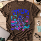 Codex Did a Refactor Shirt — Dark Chocolate storefront mockup