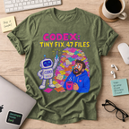 Codex: Tiny Fix, 47 Files Shirt — Military Green