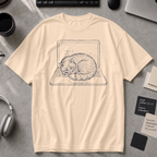 Coding Cat Nap Premium Shirt - Ivory