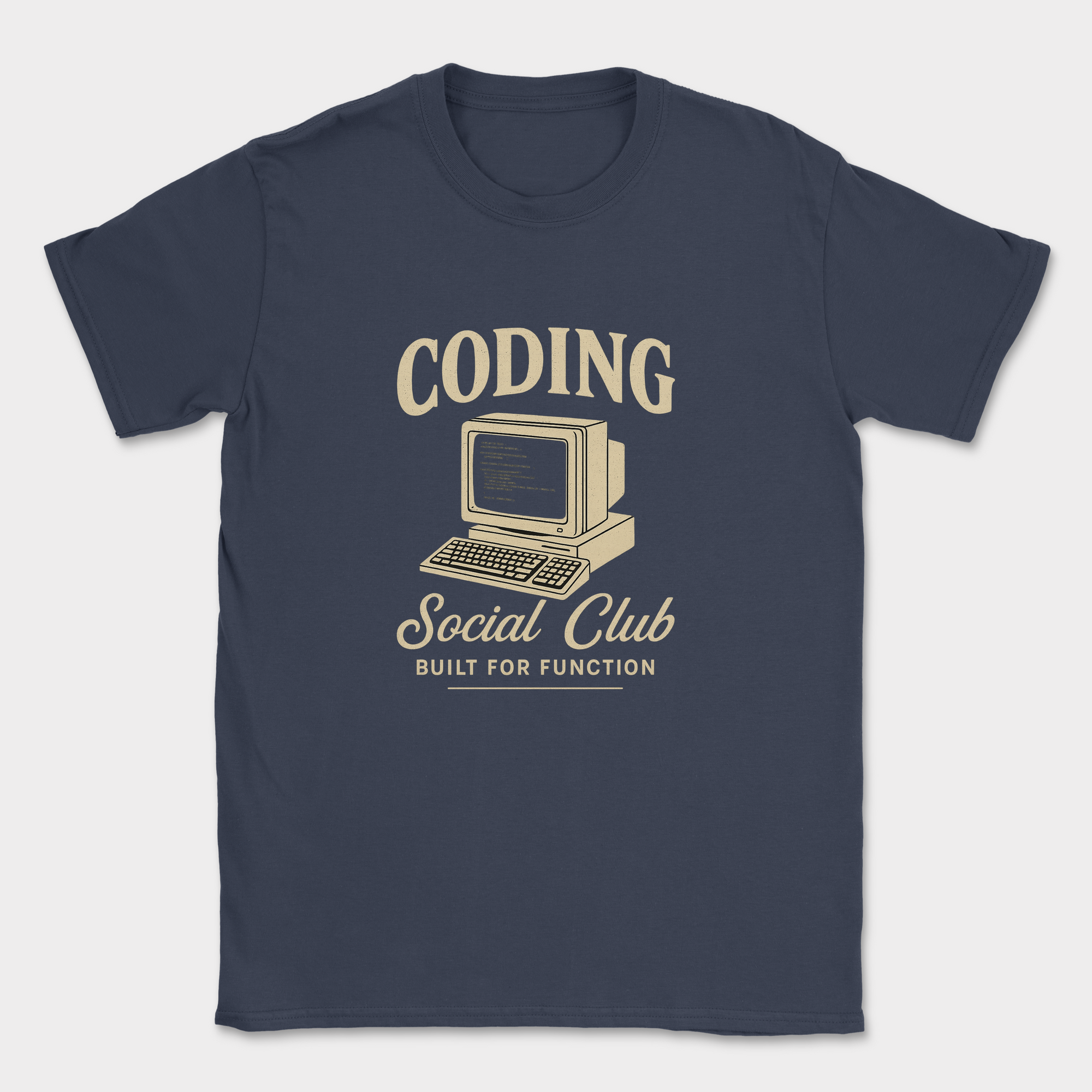 coding social club shirt — Navy