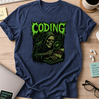 Coding Skull shirt - Navy