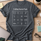 coding starter pack shirt - Dark Heather
