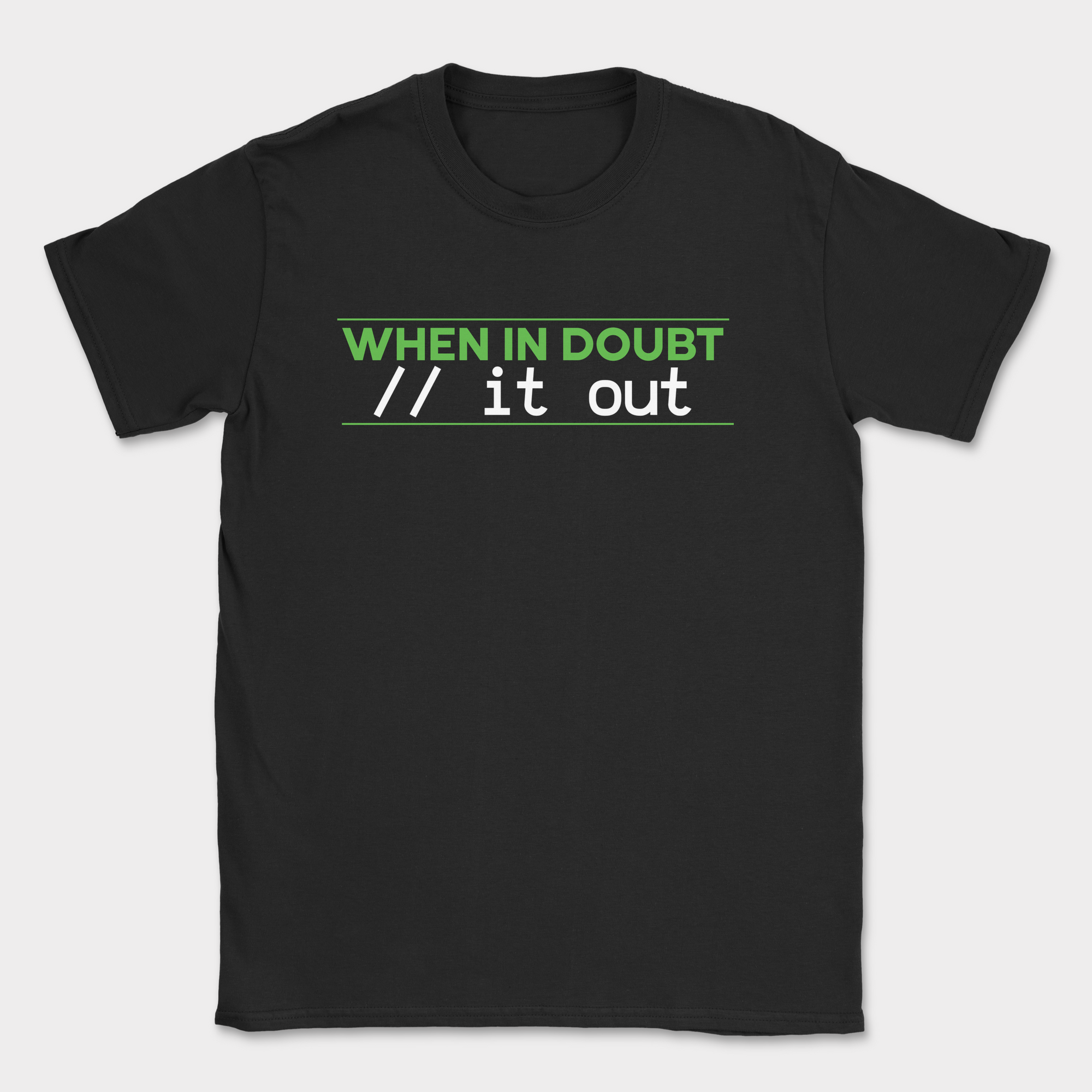 comment it out shirt — Black