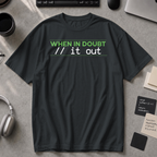 comment it out Premium Shirt - Black