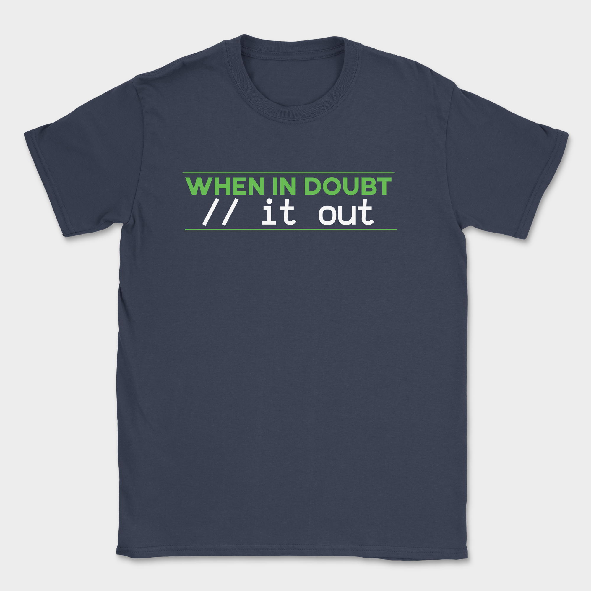 comment it out shirt — Navy