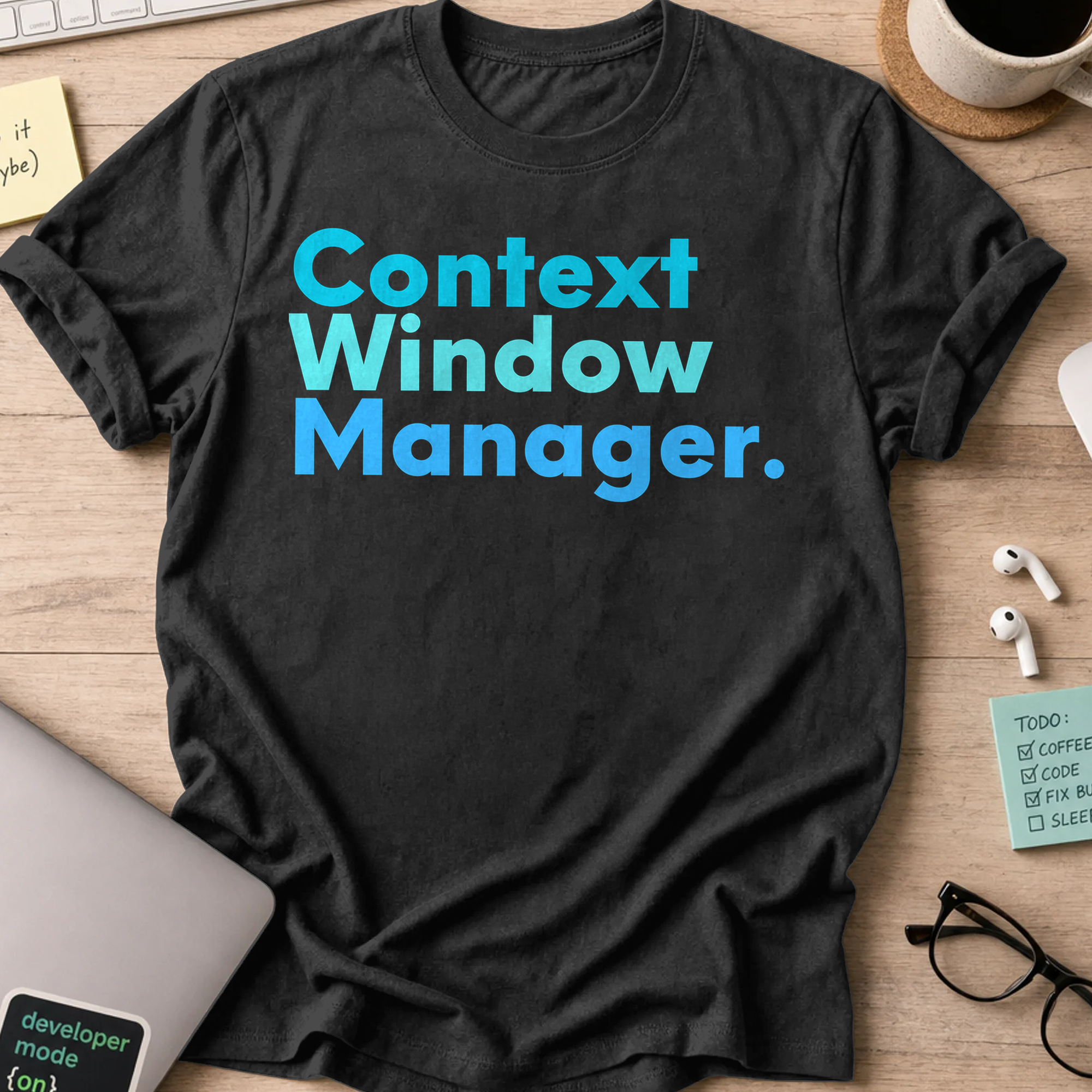 Context Window Manager Shirt - Black
