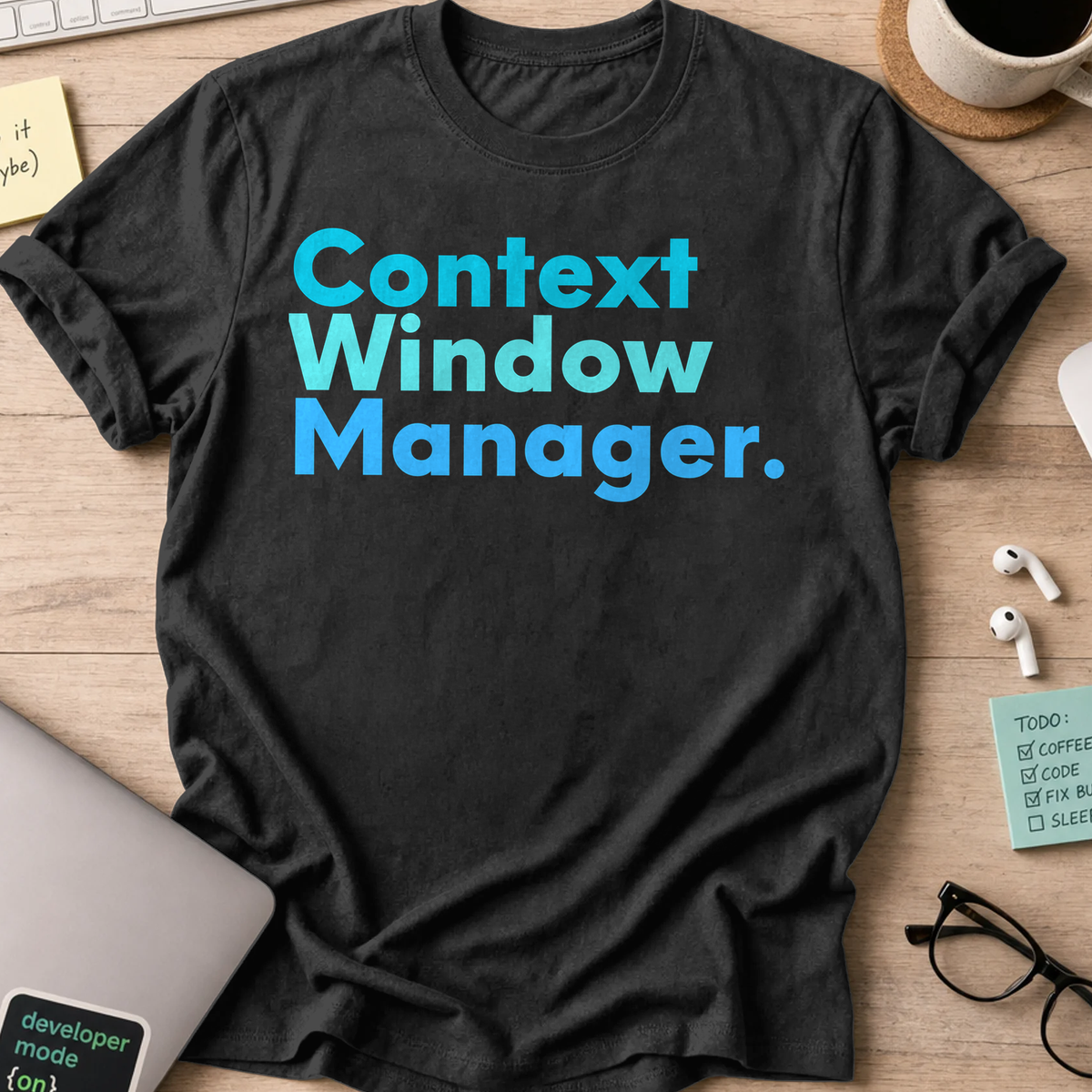 Context Window Manager Shirt - Black