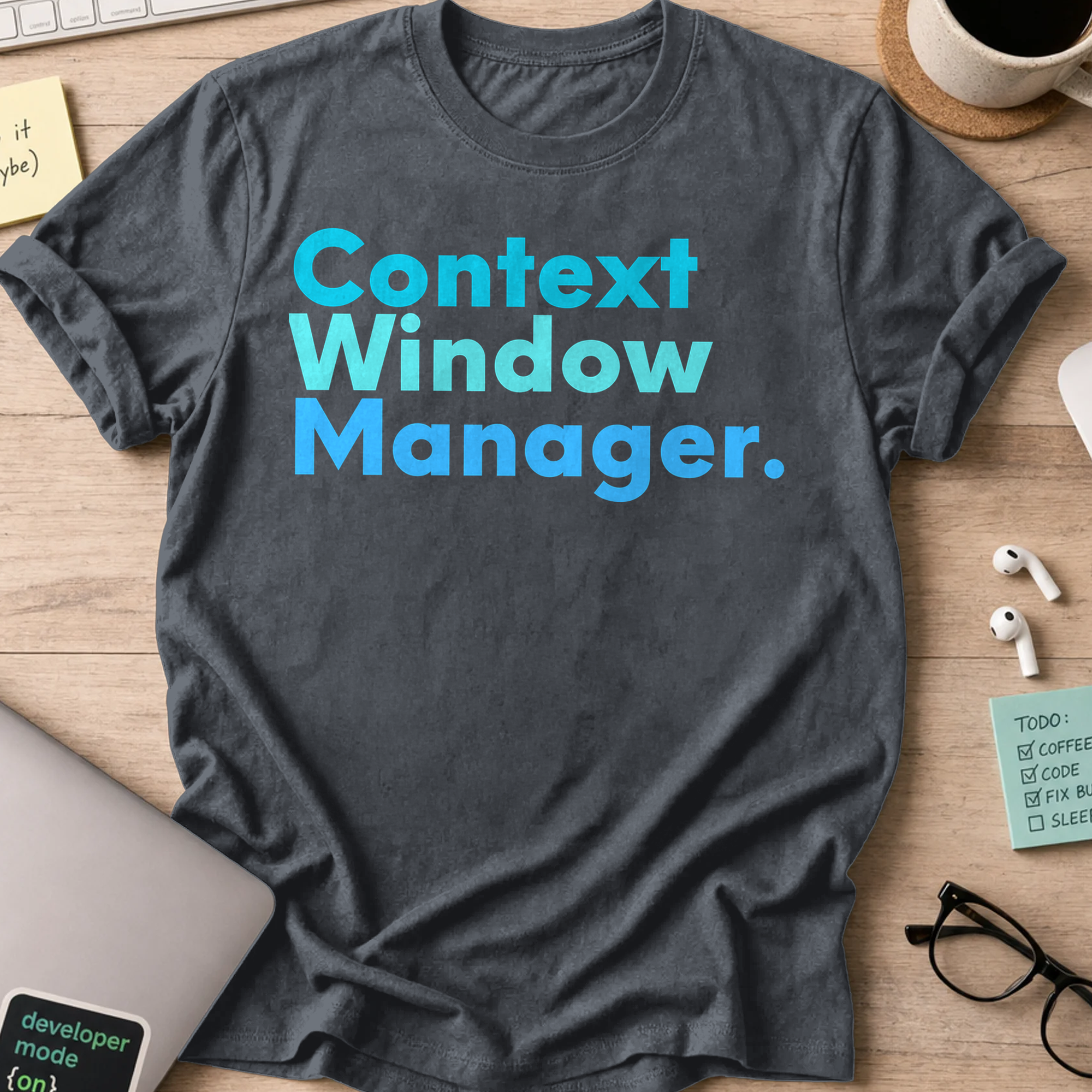 Context Window Manager Shirt - Dark Heather