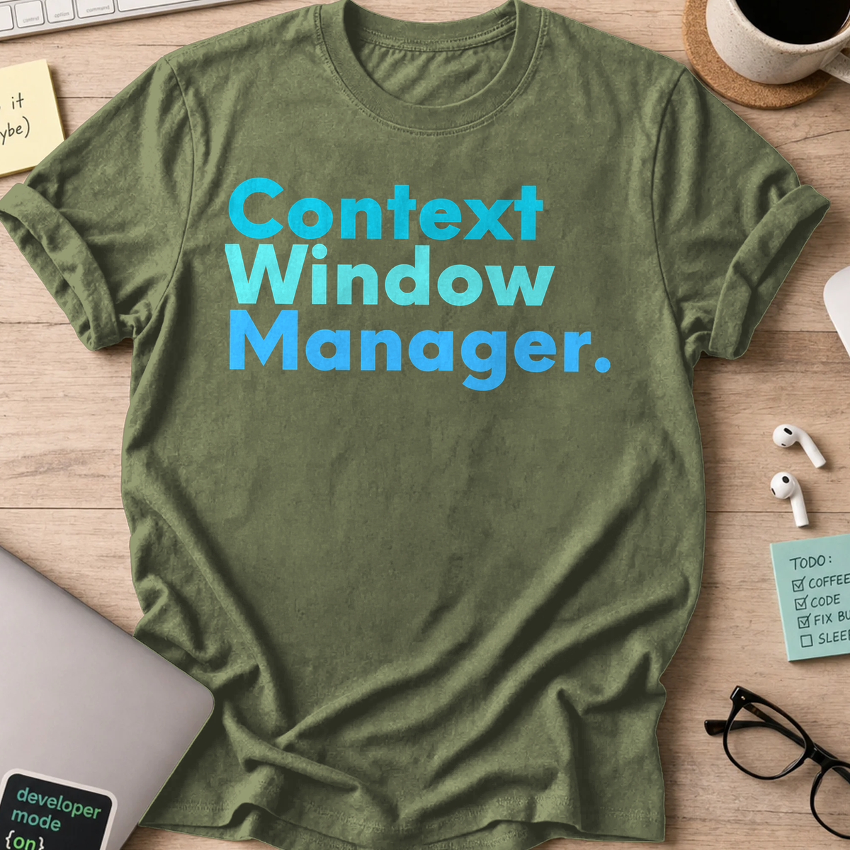Context Window Manager Shirt - Military Green