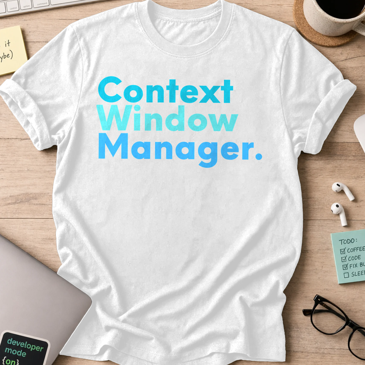Context Window Manager Shirt - White