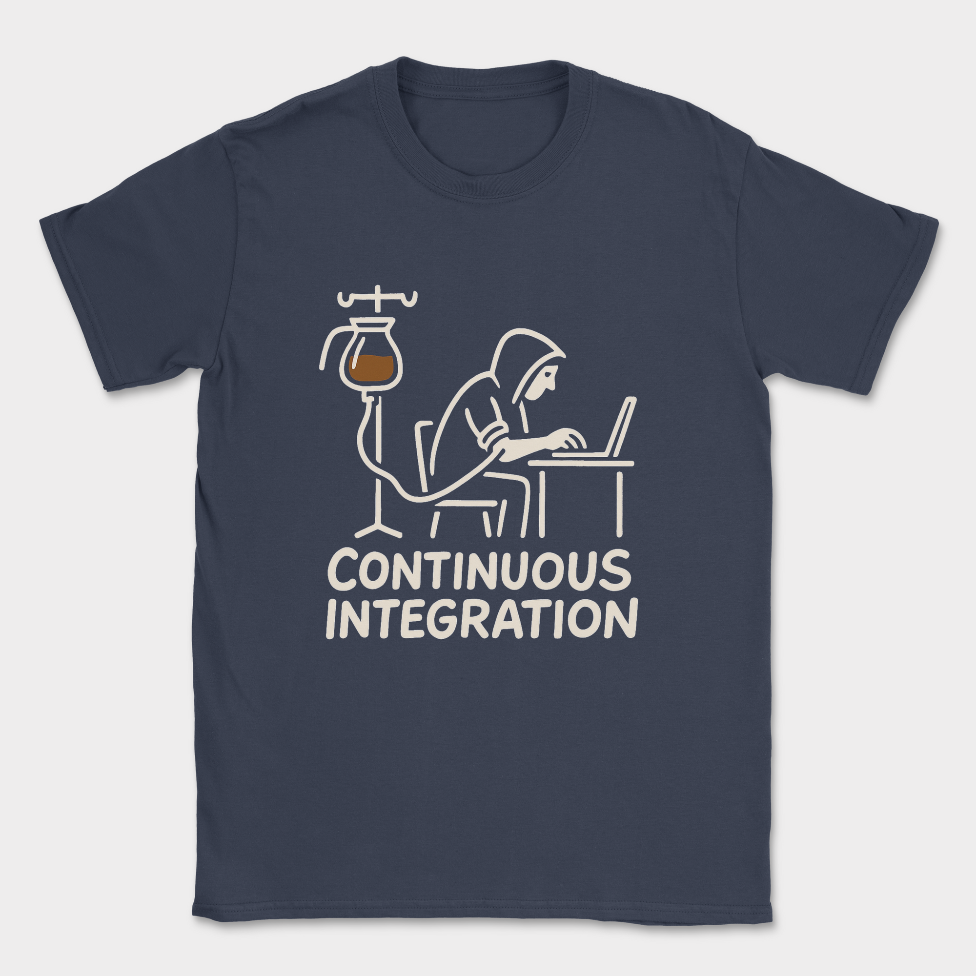 continuous integration shirt — Navy