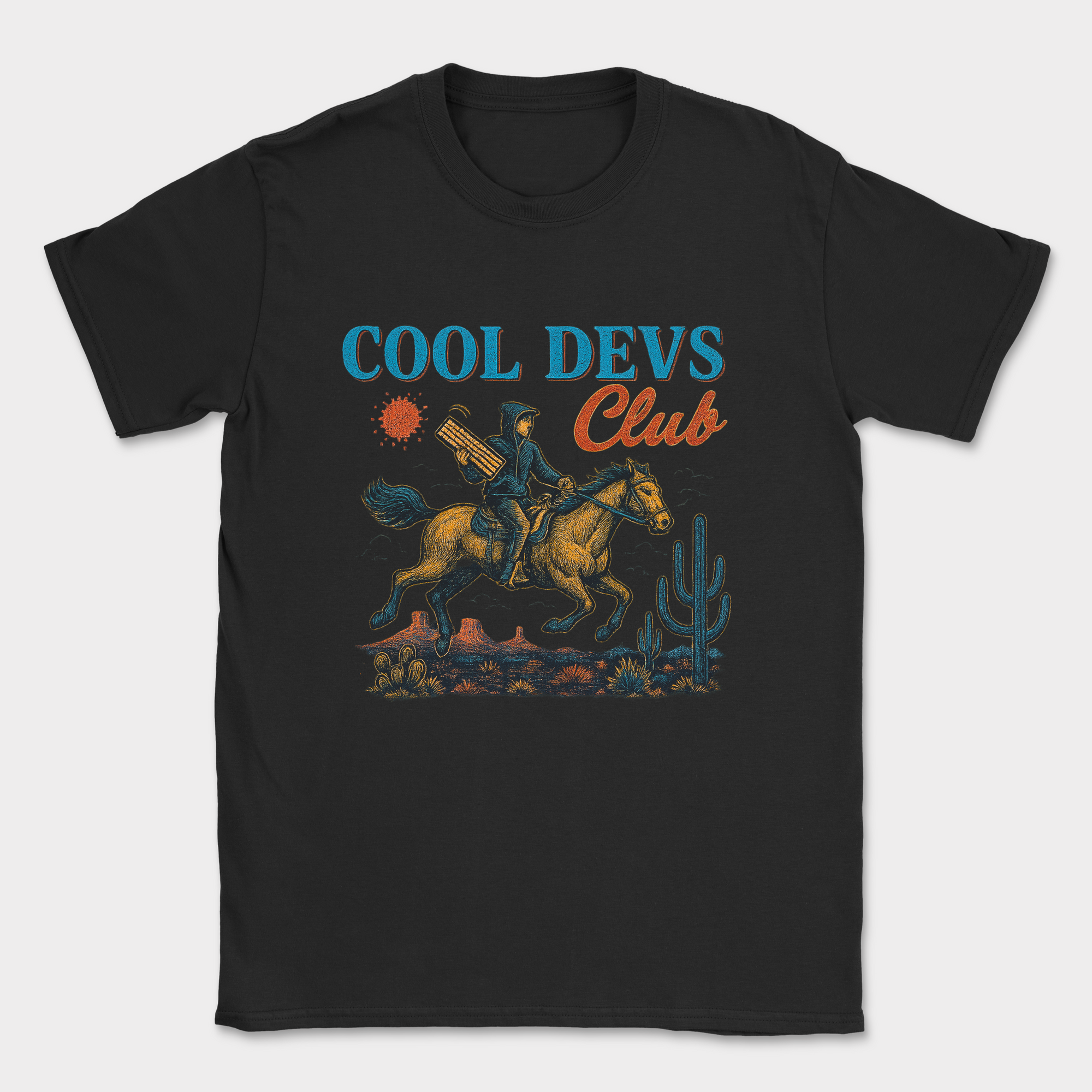 cool dev club shirt — Black