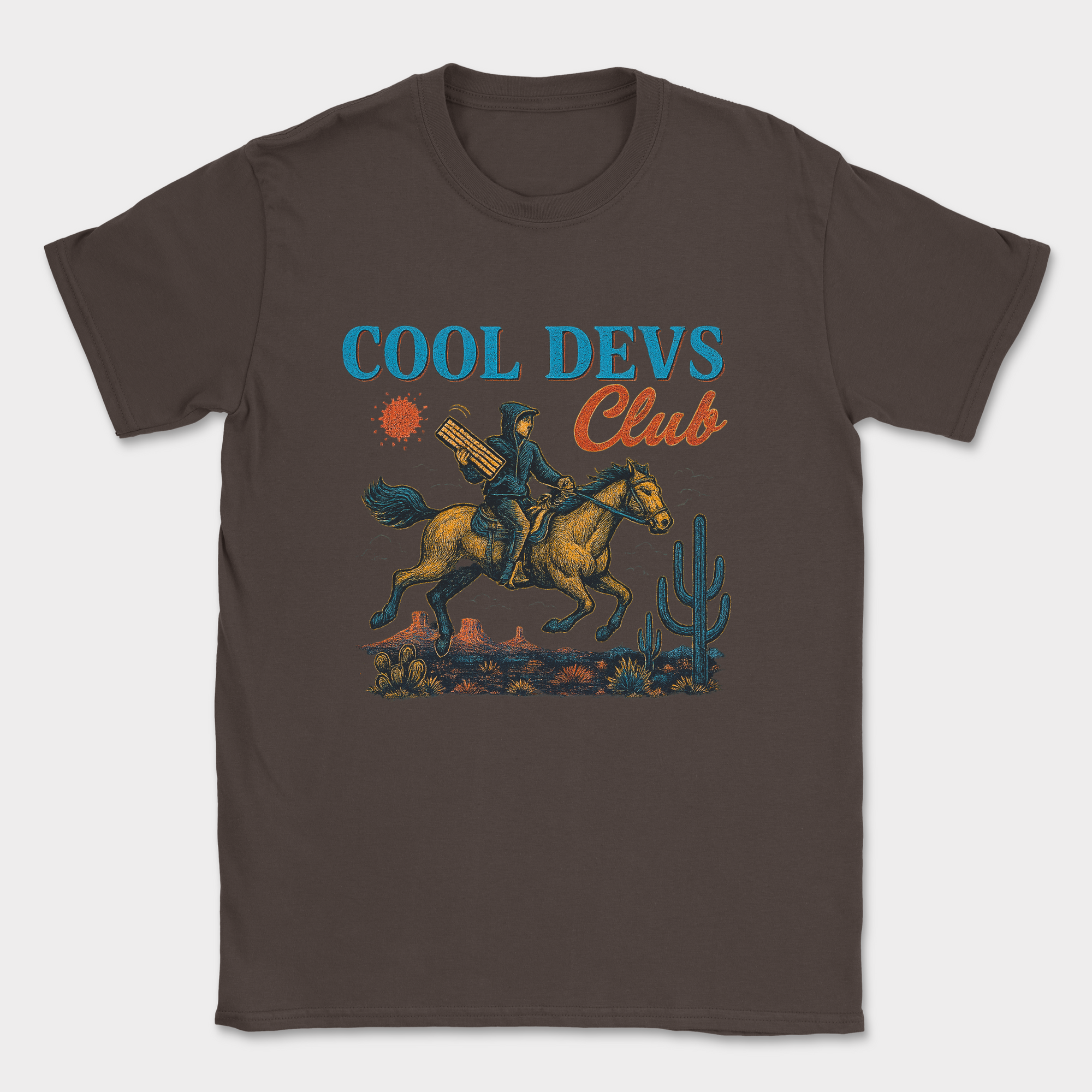 cool dev club shirt — Dark Chocolate