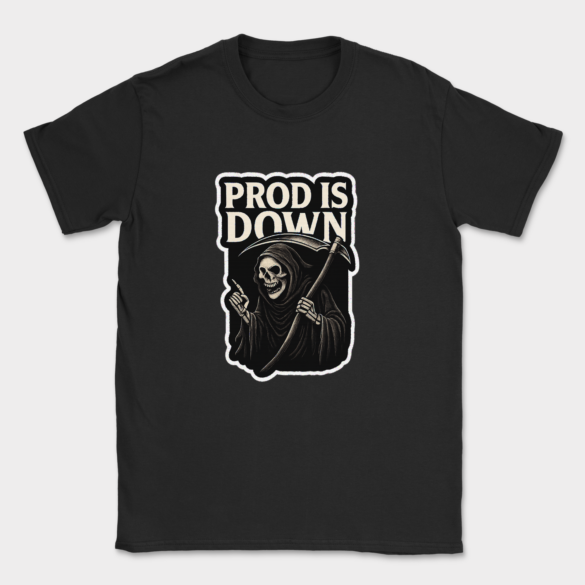 Prod is Down shirt — Black