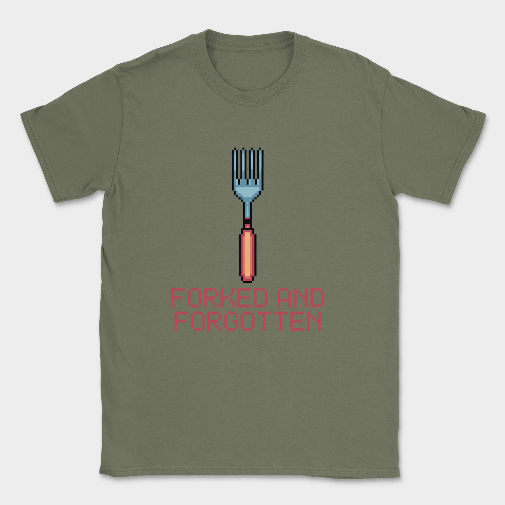 forked and forgotten shirt — Military Green