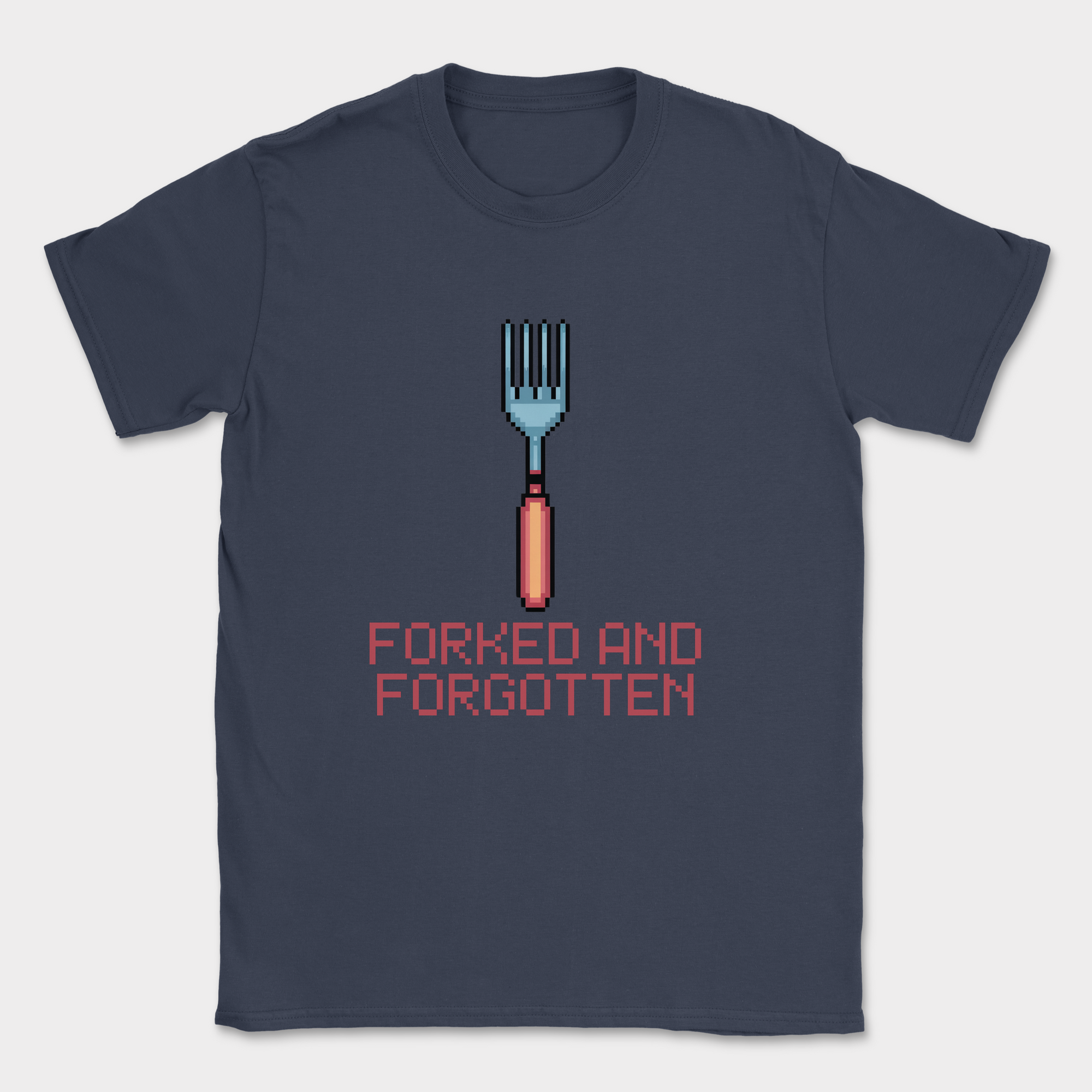 forked and forgotten shirt — Navy