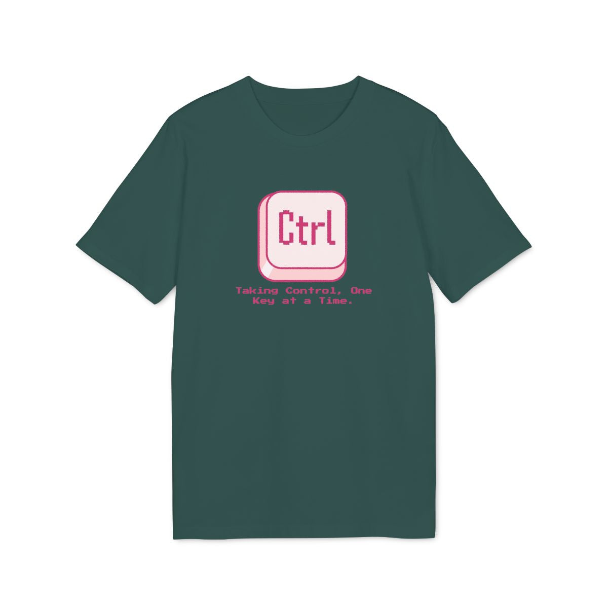 Ctrl Taking Control One Key at a Time Shirt — Glazed Green — EU Creator 2.0 front mockup