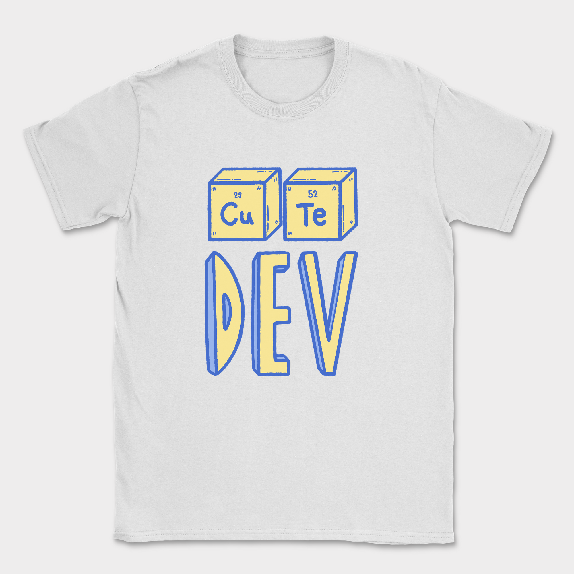 cute dev shirt — White