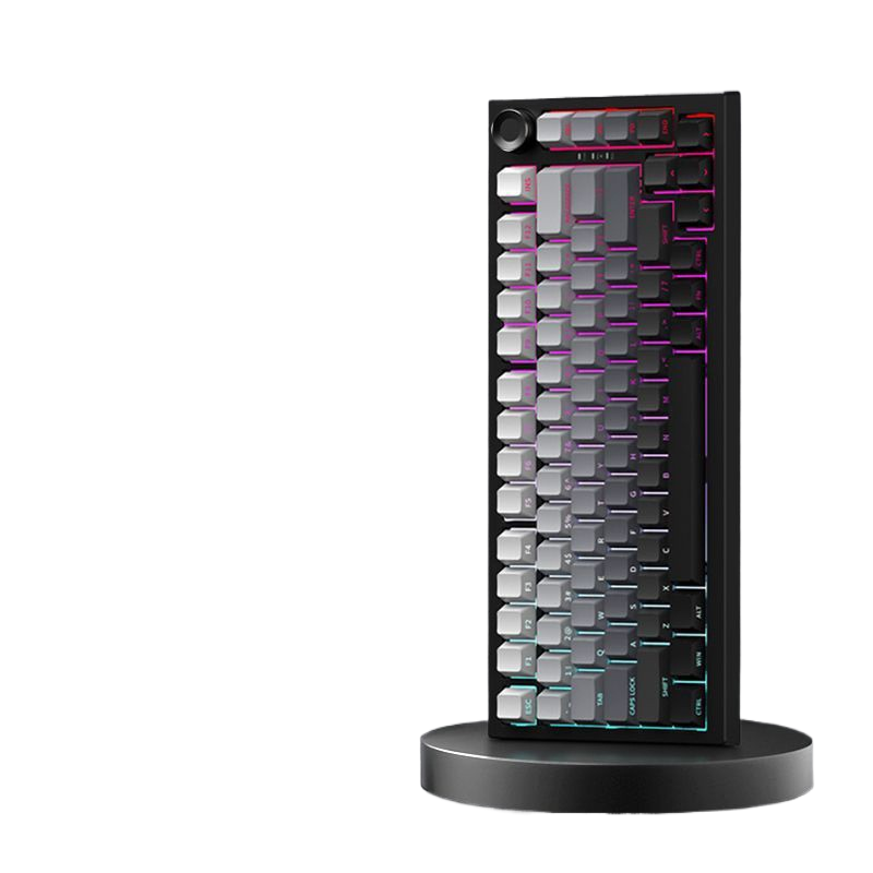 Custom Three-Mode Mechanical Keyboard with RGB Backlight
