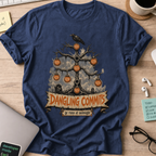 Dangling Commits Shirt — Navy storefront mockup