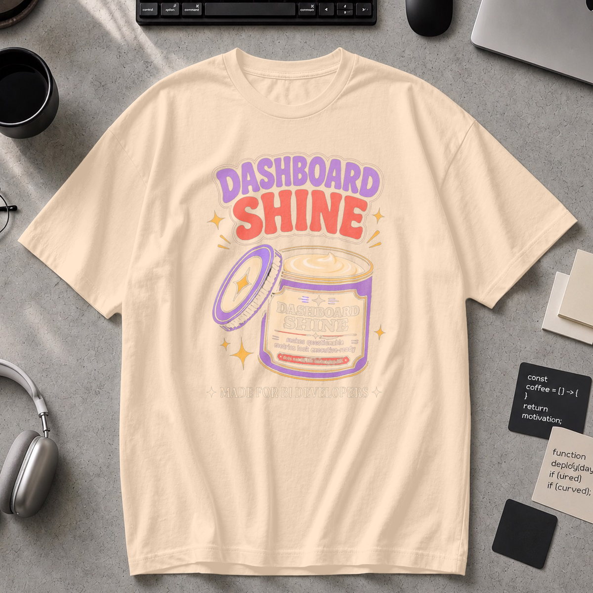 Dashboard Shine Premium Shirt - Ivory