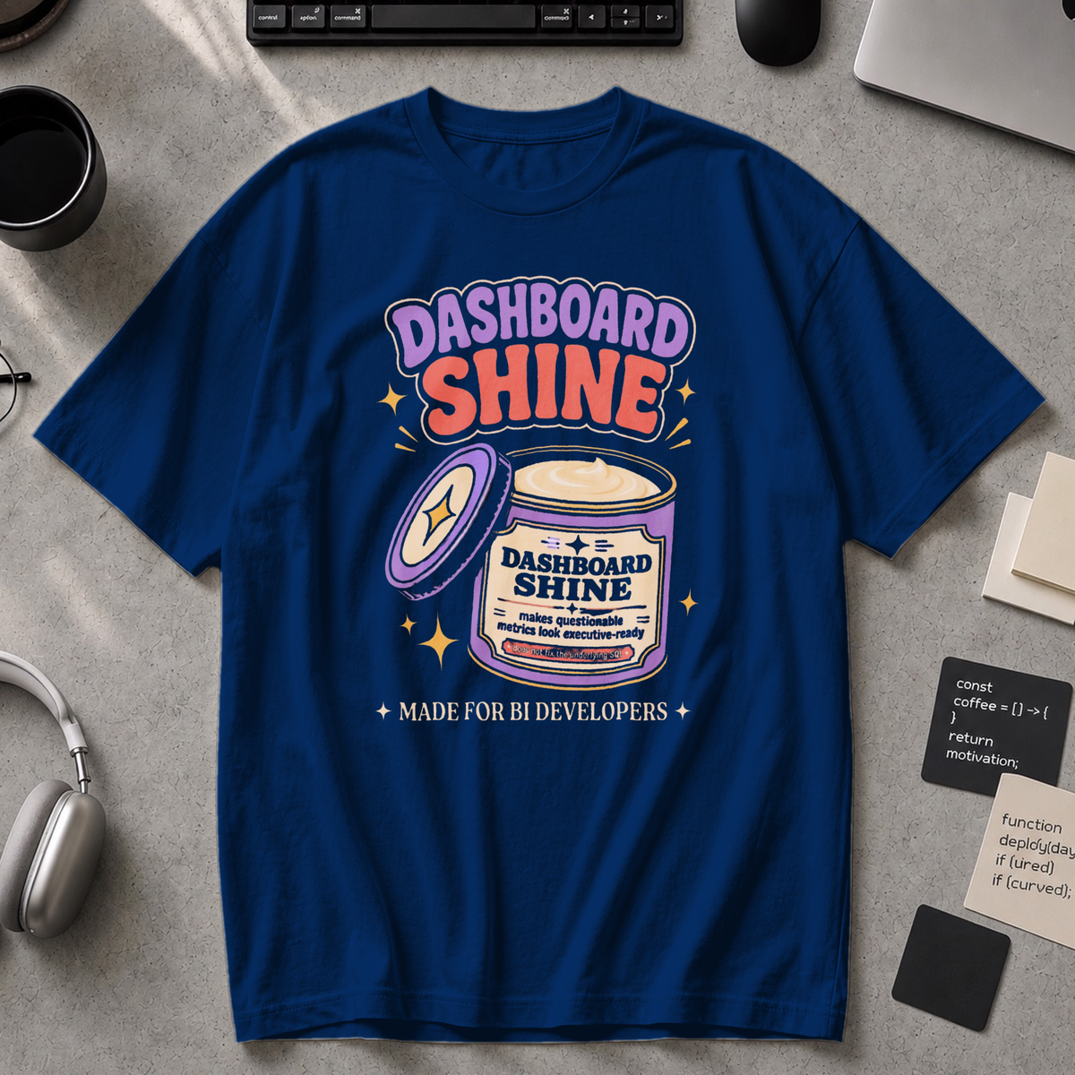 Dashboard Shine Premium Shirt - True Navy