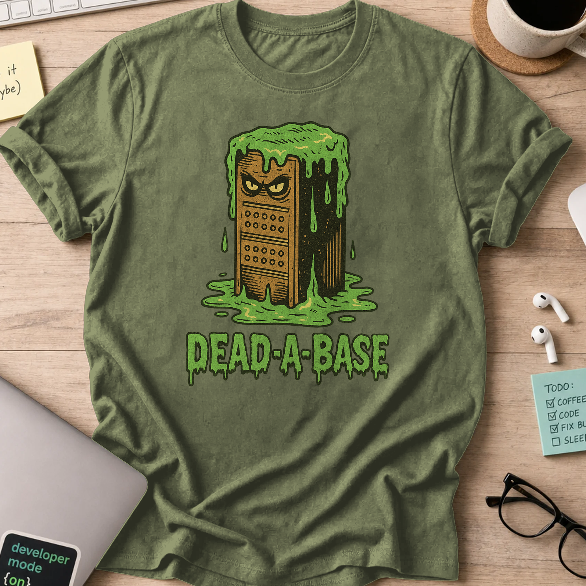 dead a base shirt - Military Green
