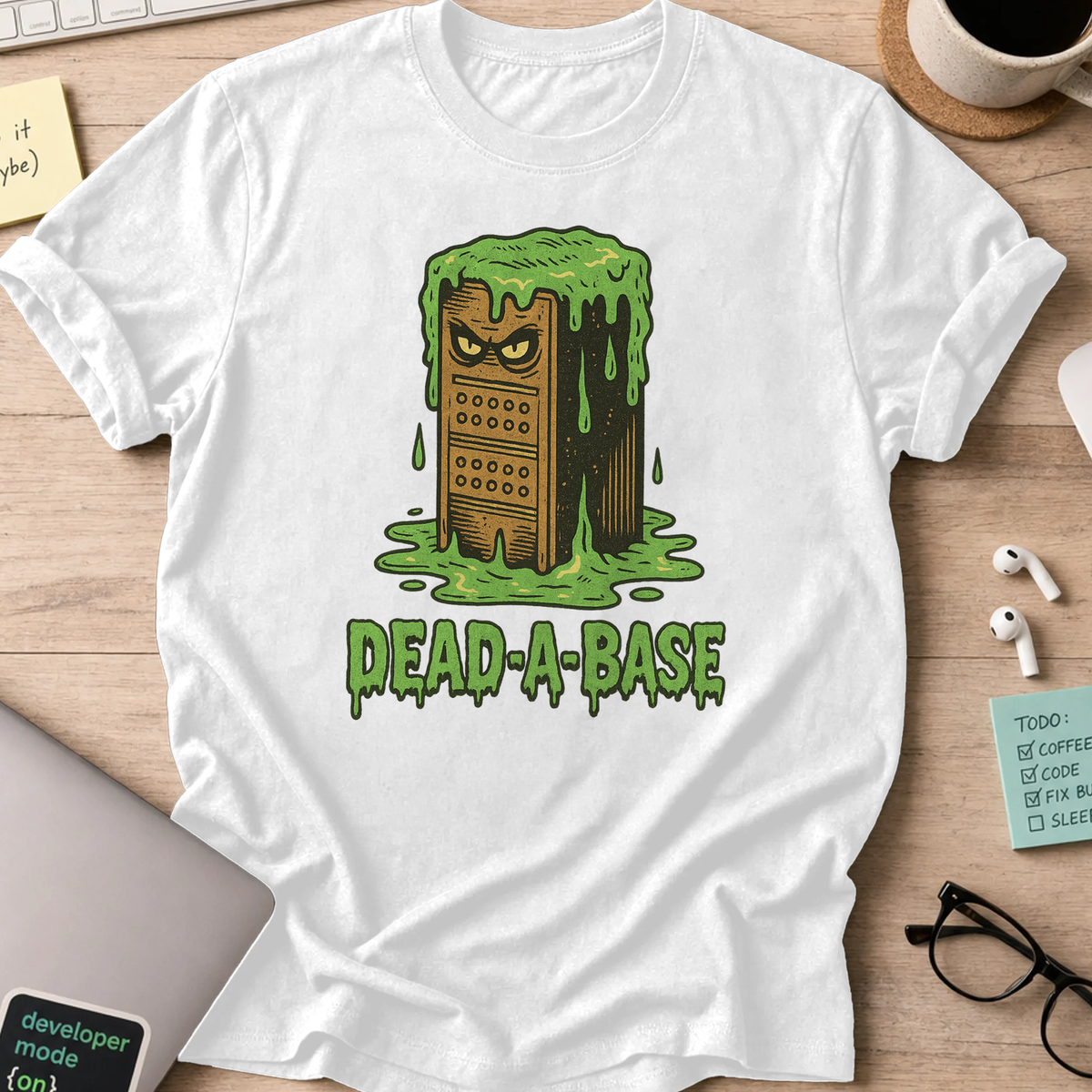 dead a base shirt - White