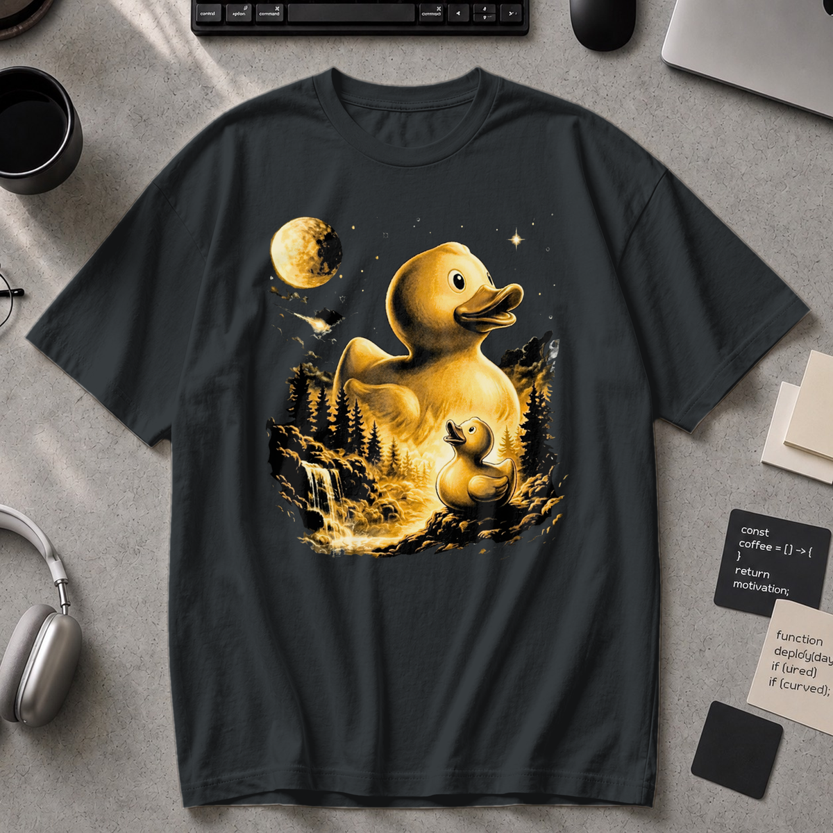 Debug Duck Midnight Premium Shirt - Black