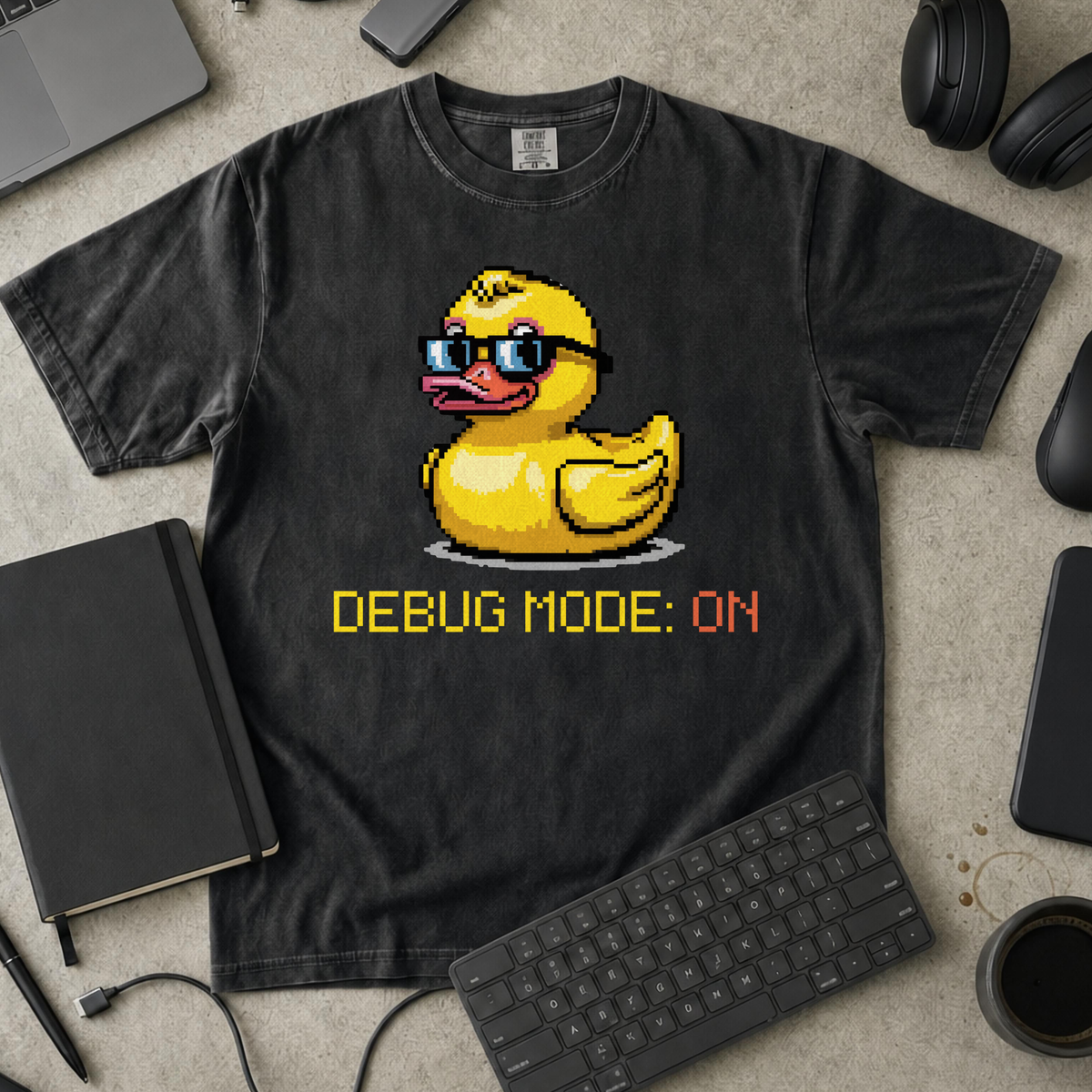 Debug mode: ON Premium Shirt — black Premium Shirt mock-up
