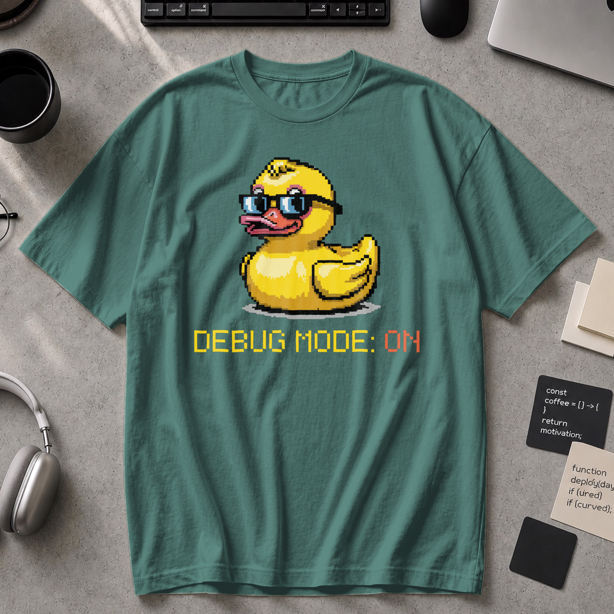 Debug mode: ON Premium Shirt - Blue Spruce