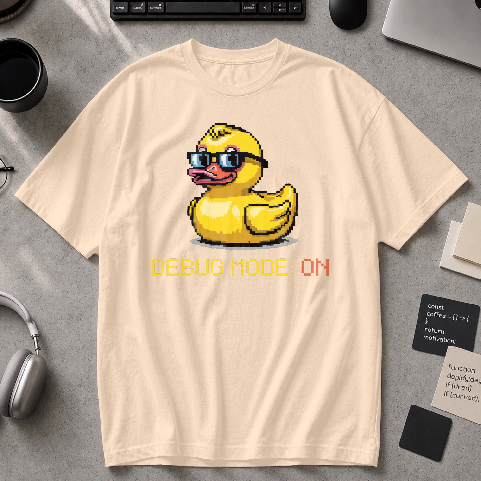 Debug mode: ON Premium Shirt - Ivory