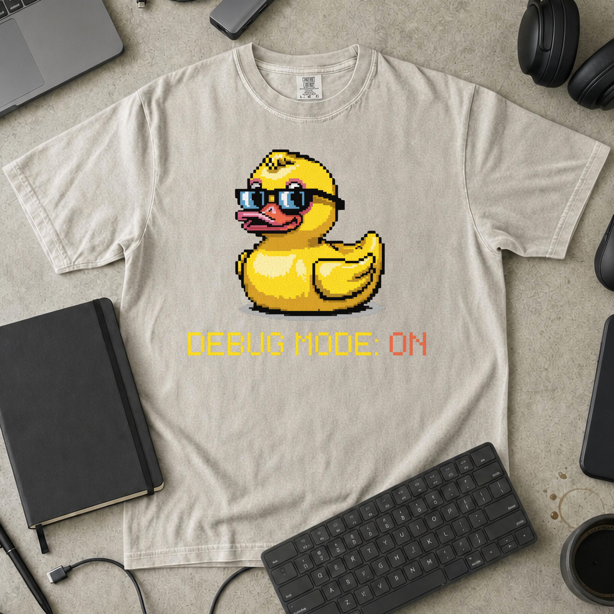 Debug mode: ON Premium Shirt — ivory Premium Shirt mock-up