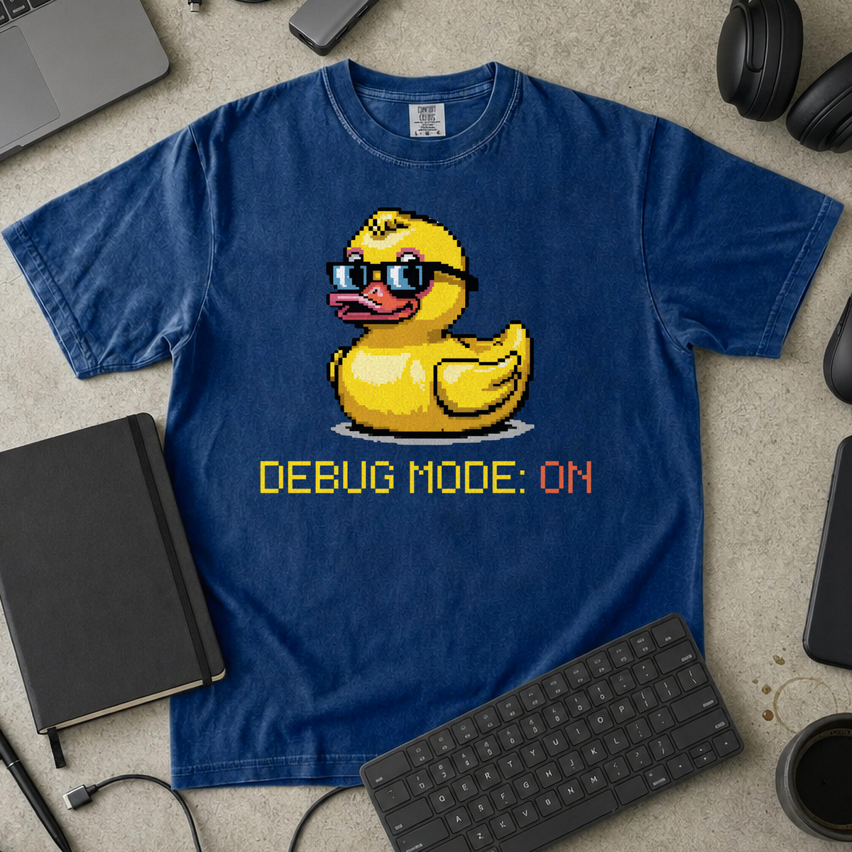 Debug mode: ON Premium Shirt — true navy Premium Shirt mock-up