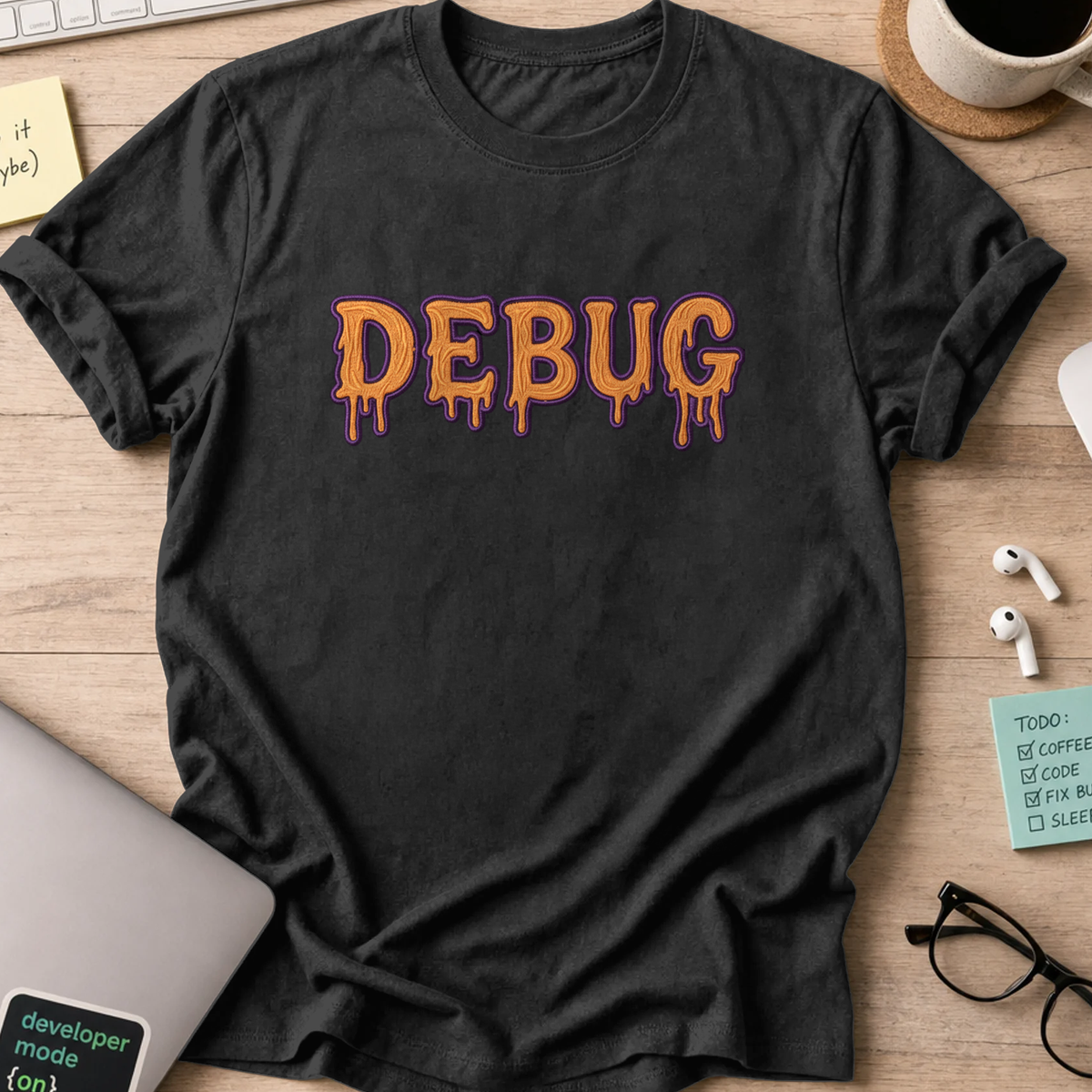 debug shirt - Black