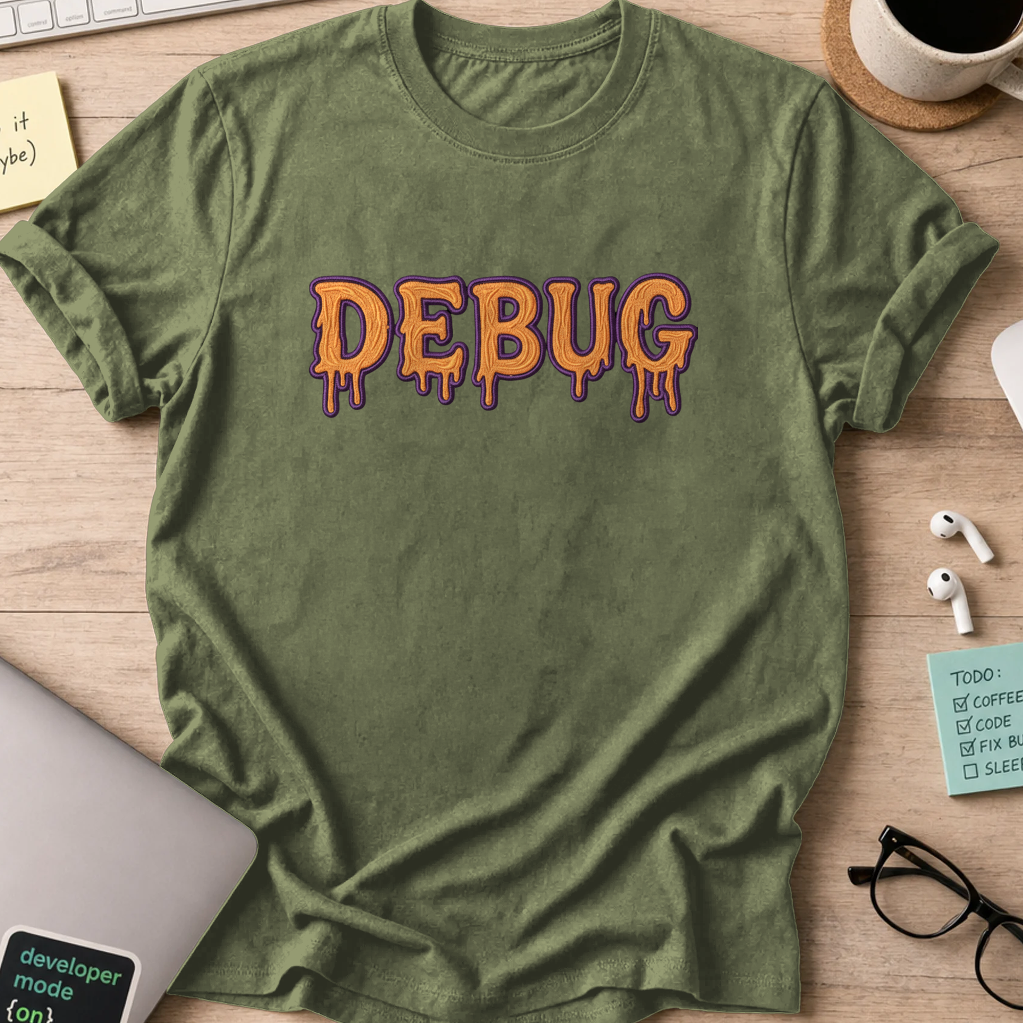 debug shirt - Military Green