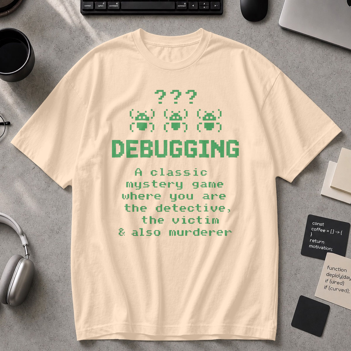 debugging definition Premium Shirt - Ivory