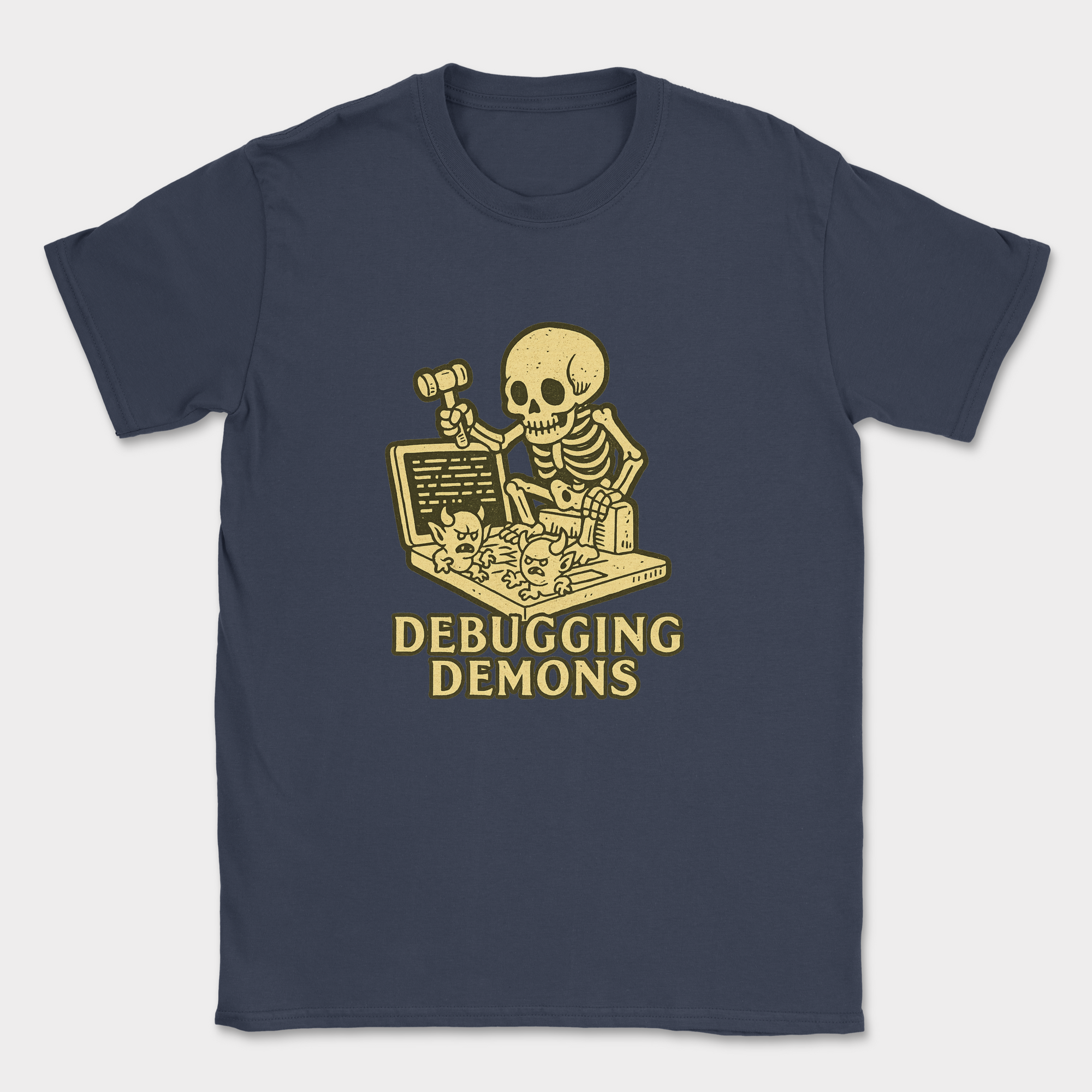 debugging demons shirt — Navy