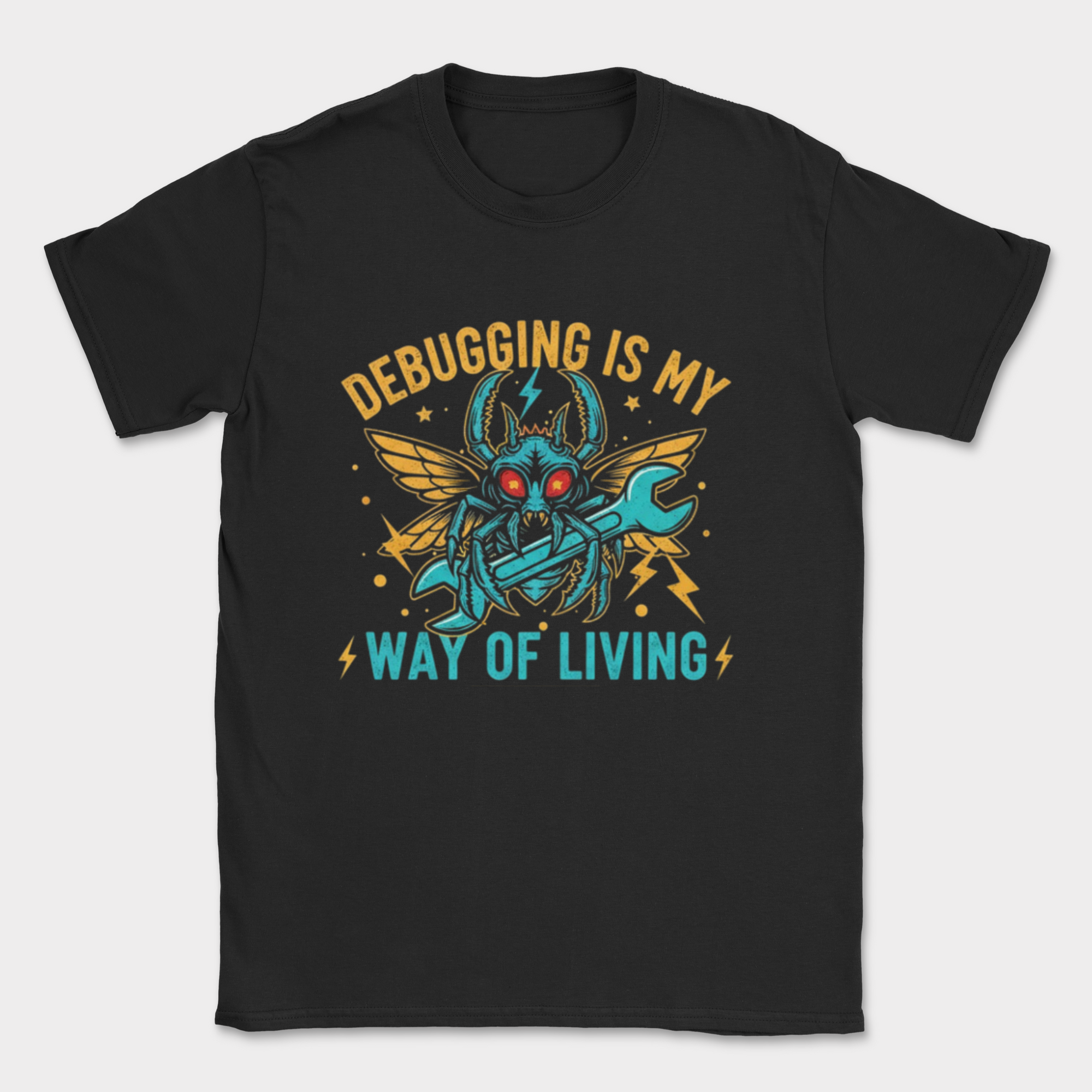 debugging is my new way of living shirt — Black