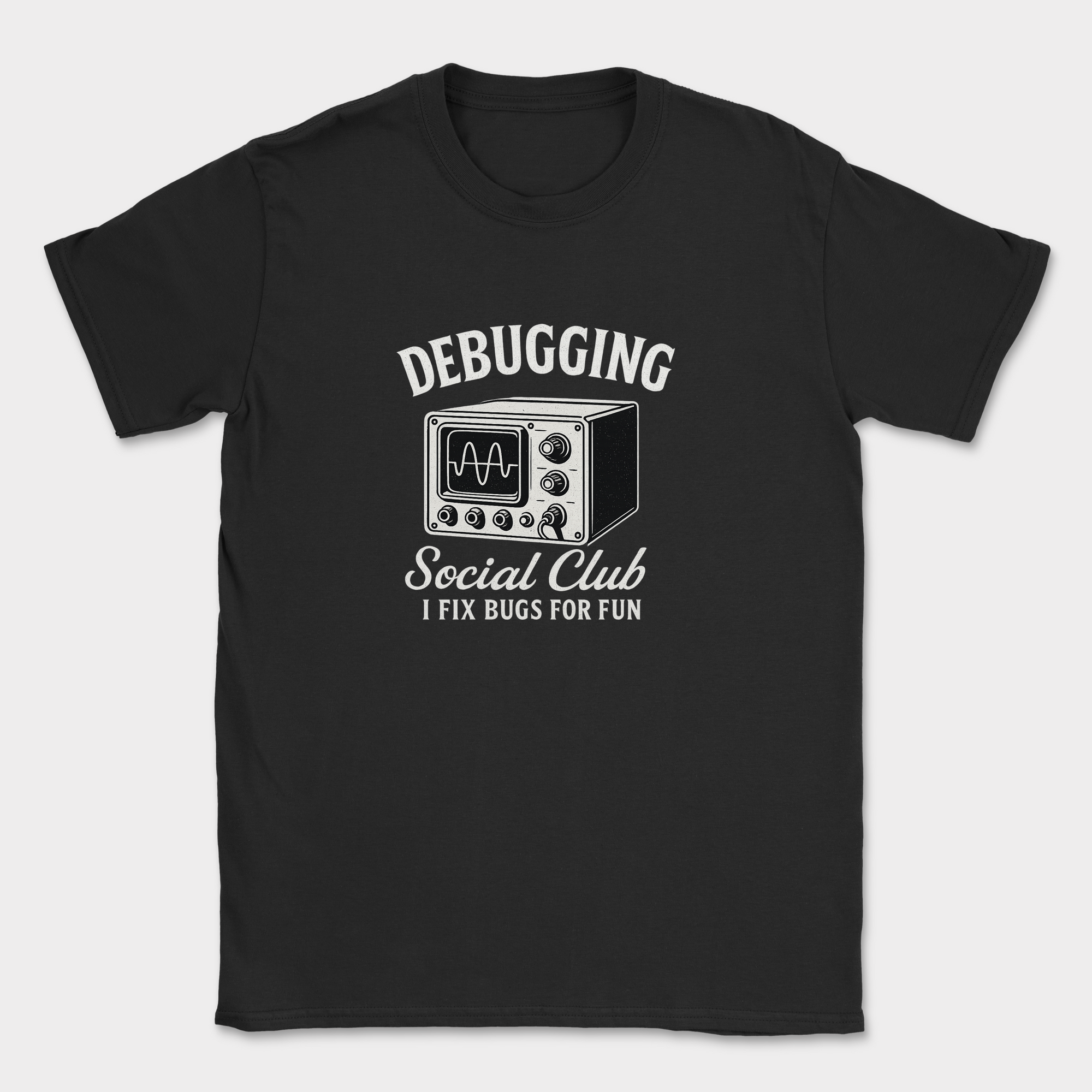 debugging social club shirt — Black