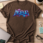 debug grafitti shirt - Dark Chocolate