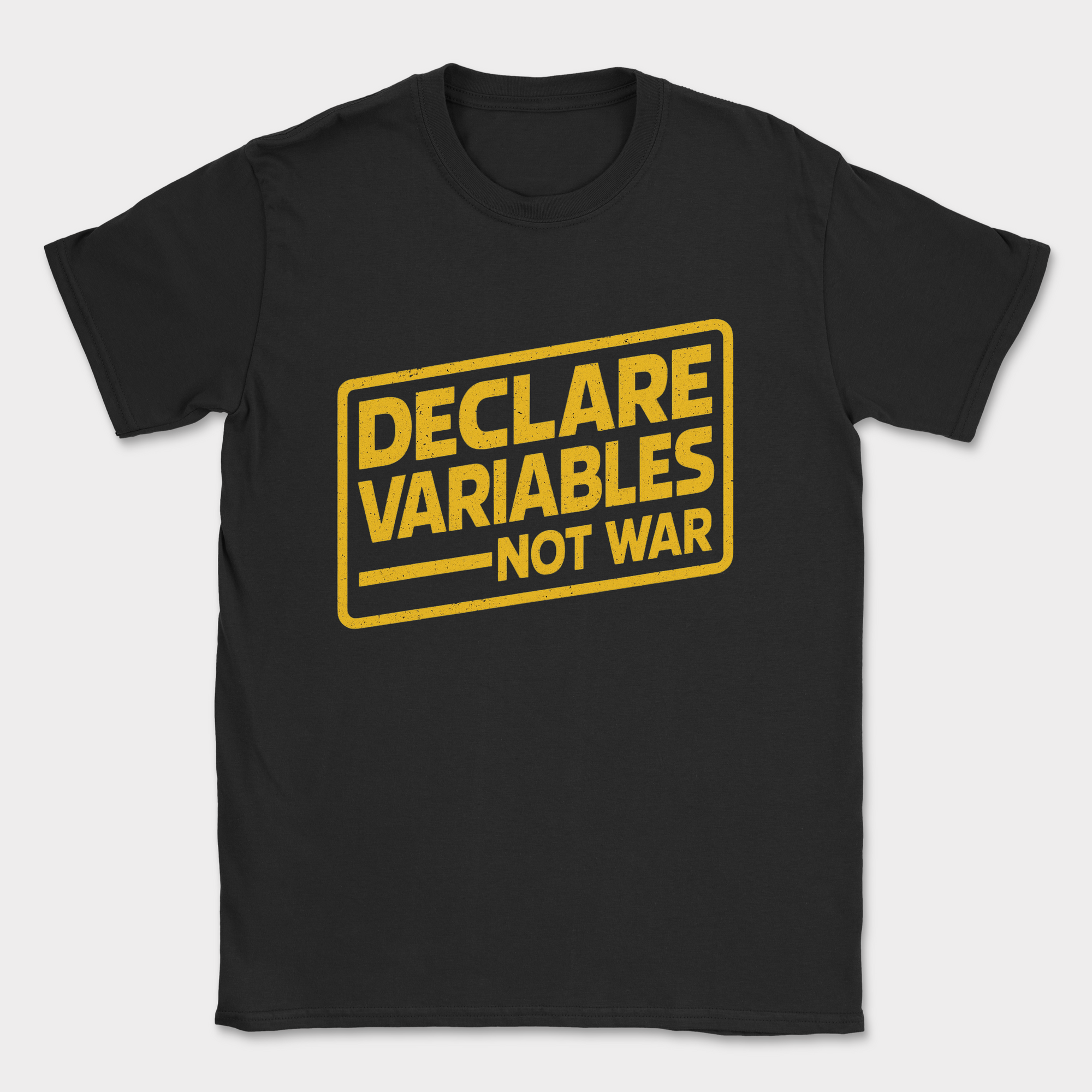 declare variables shirt — Black