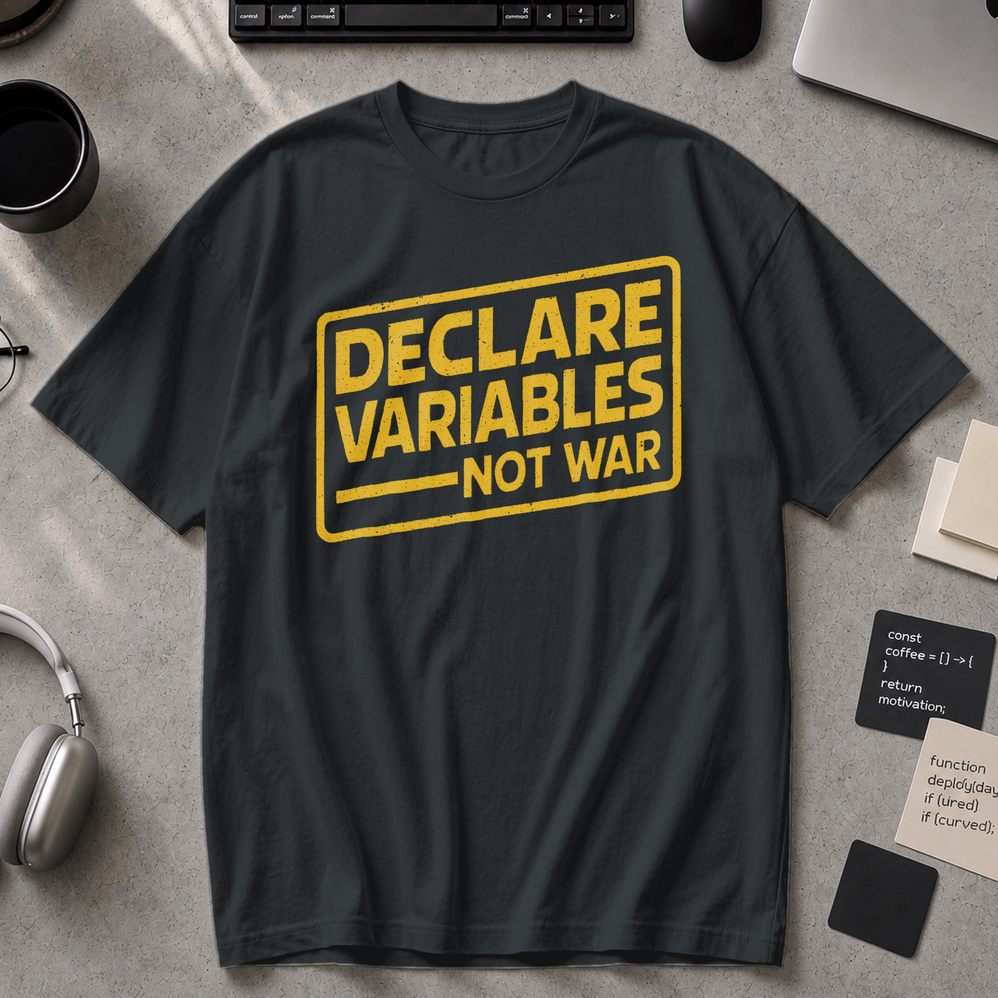 declare variables Premium Shirt - Black