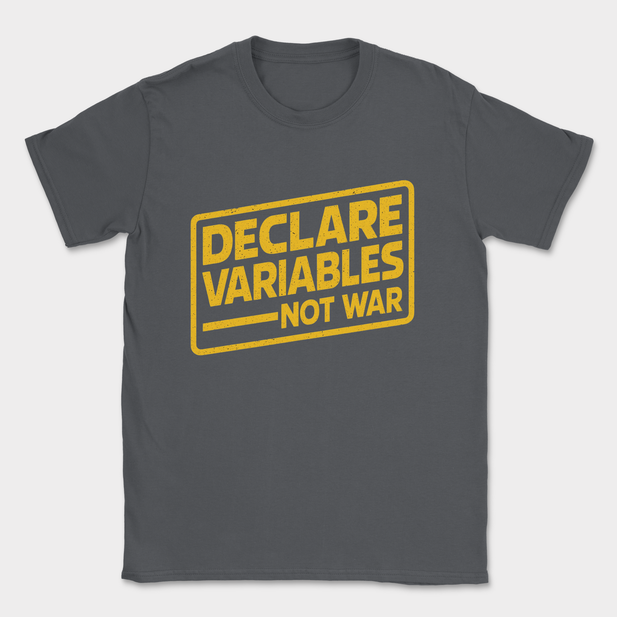 declare variables shirt — Dark Heather Grey