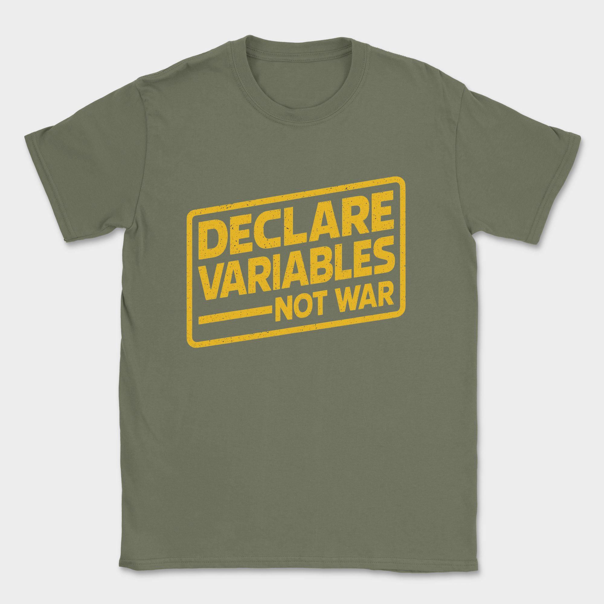 declare variables shirt — Military Green