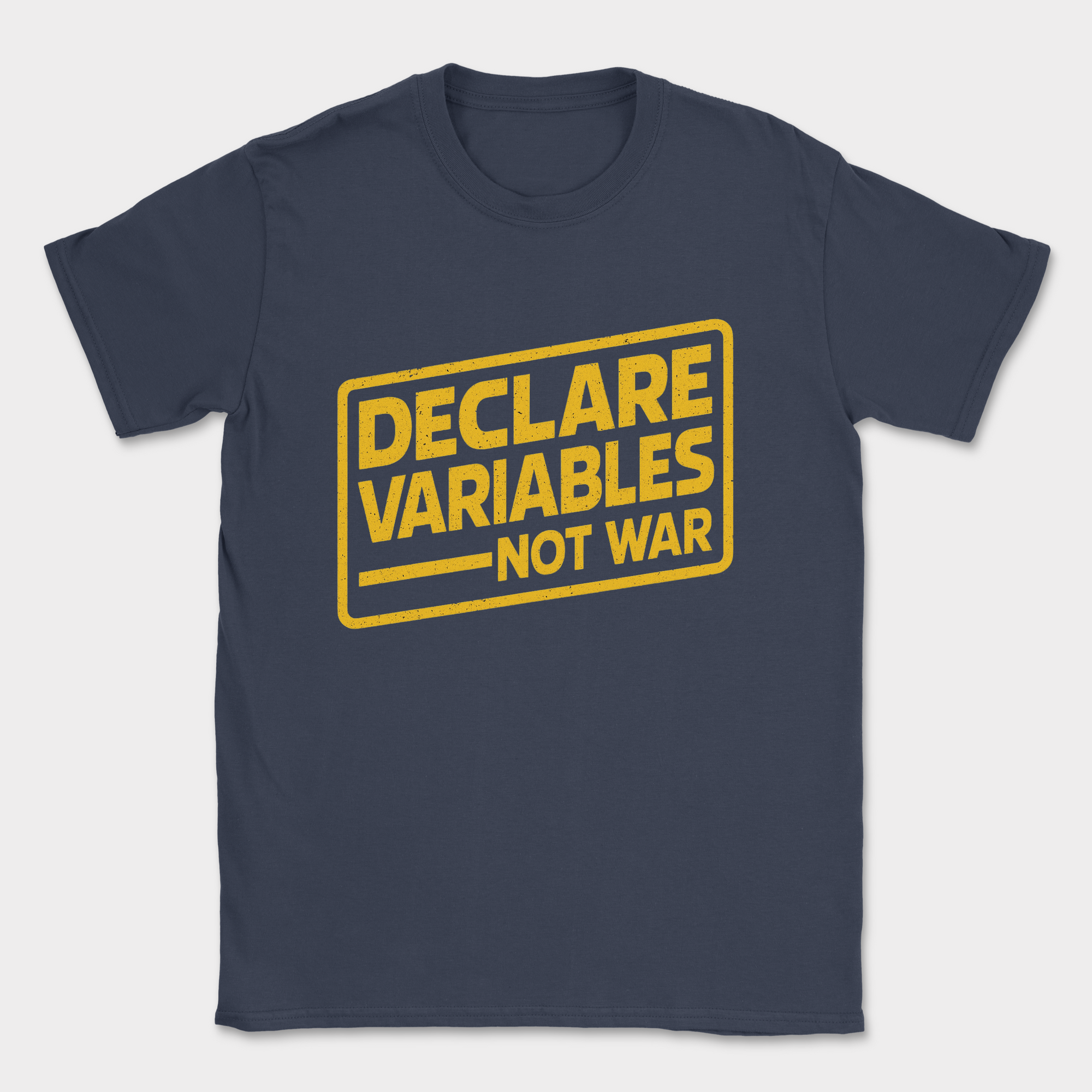 declare variables shirt — Navy