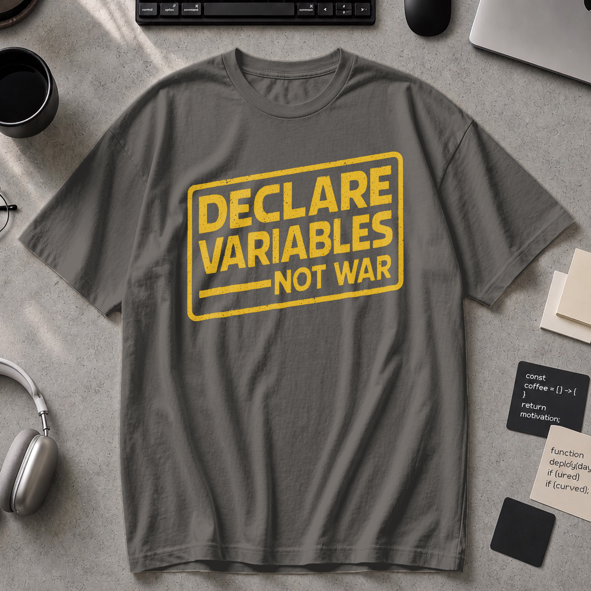 declare variables Premium Shirt - Pepper