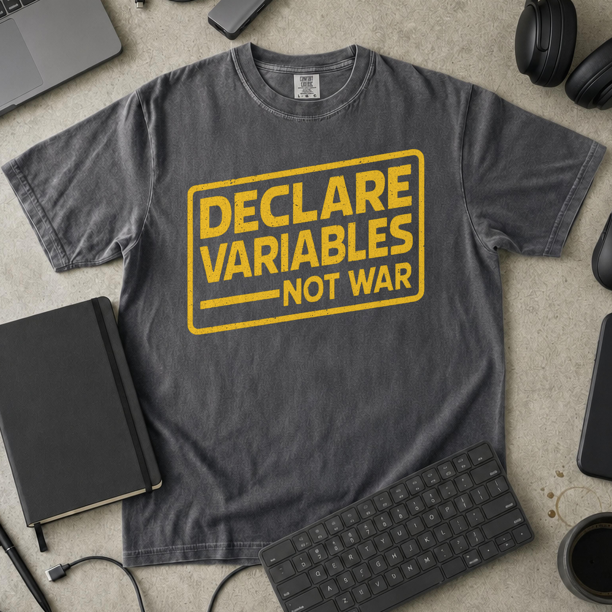 declare variables Premium Shirt — pepper Premium Shirt mock-up